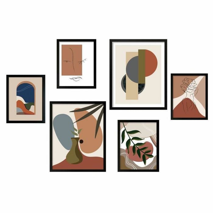 Set de 6 tablouri DKD Home Decor Modern (40 x 2 x 50 cm)