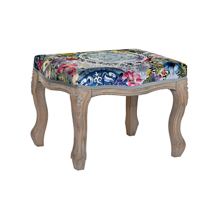 Banchetă DKD Home Decor Brad Poliester Multicolor (58 x 47,5 x 41 cm)