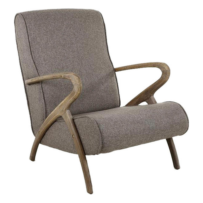 Fotoliu DKD Home Decor Gri închis Brad 57 x 55 x 85 cm 67 x 80 x 85 cm 61 x 72 x 85 cm
