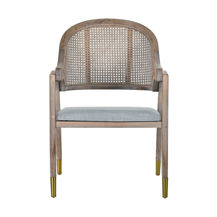 Scaun de Sufragerie DKD Home Decor Gri deschis 59 x 55 x 88 cm