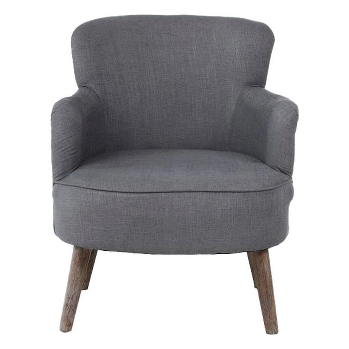 Fotoliu DKD Home Decor Gri închis Brad Plastic 65 x 62 x 77 cm 65 x 69 x 77 cm
