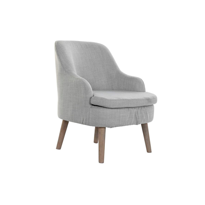 Fotoliu DKD Home Decor Gri deschis Brad 61 x 56 x 75 cm