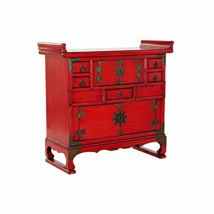 Dulap cu Sertare DKD Home Decor Metal Lemn de ulm (83 x 33.5 x 79 cm)