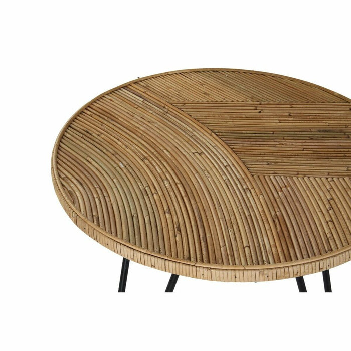 Set de 2 mese DKD Home Decor Maro Negru 61 x 61 x 50 cm
