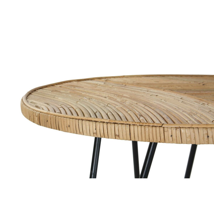 Set de 2 mese DKD Home Decor Maro Negru 61 x 61 x 50 cm