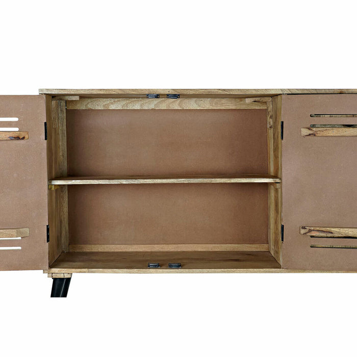 Servantă DKD Home Decor Negru Metal Lemn de mango (140 x 40 x 93 cm)