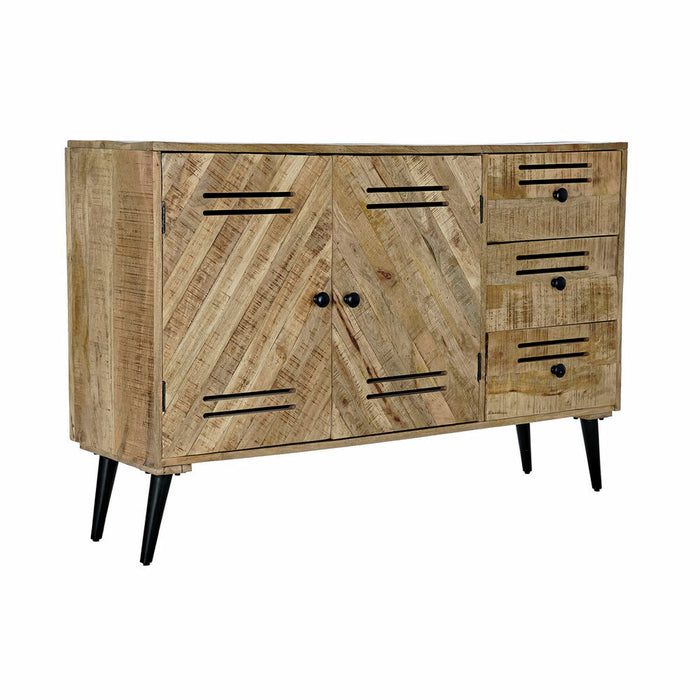 Servantă DKD Home Decor Negru Metal Lemn de mango (140 x 40 x 93 cm)