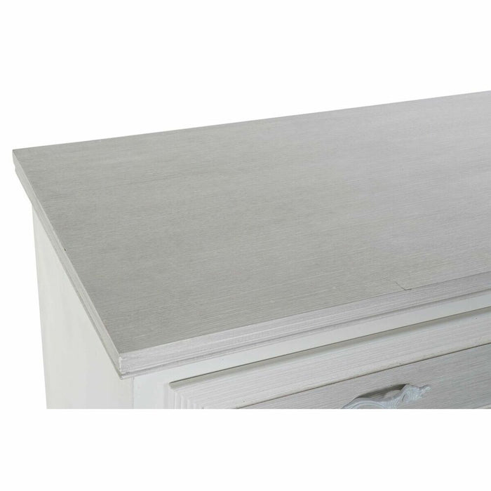 Comodă DKD Home Decor 100 x 40 x 87 cm Lemn Alb Romantic Lemn MDF