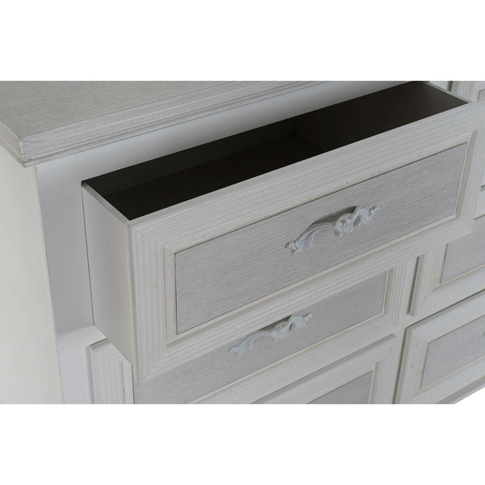 Comodă DKD Home Decor 100 x 40 x 87 cm Lemn Alb Romantic Lemn MDF