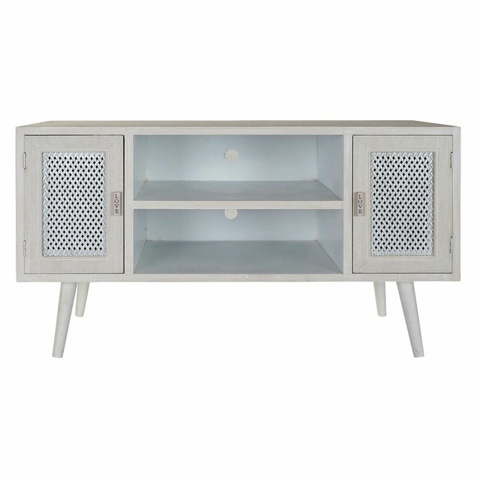 Mobilă TV DKD Home Decor Alb Lemn MDF (110 x 61 x 41 cm)