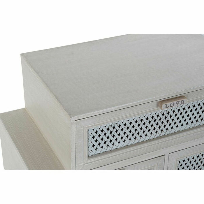 Dulap cu Sertare DKD Home Decor Lemn Alb (60 x 32,5 x 84 cm)