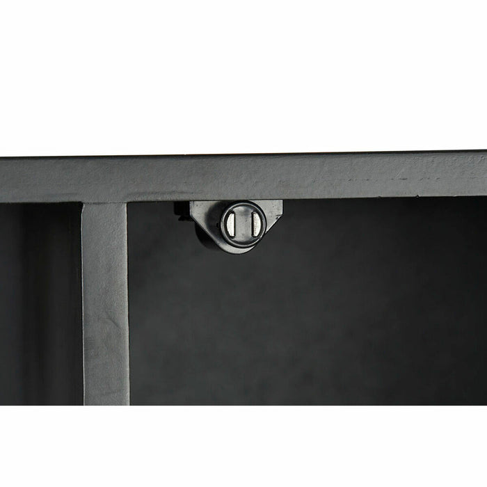Servantă DKD Home Decor Negru Geam Auriu* MDF (120 x 38 x 100 cm)
