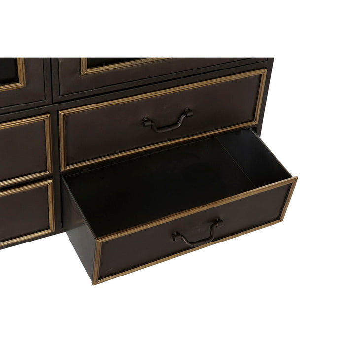 Stand Prezentare DKD Home Decor Geam Metal (100 x 35 x 180 cm)