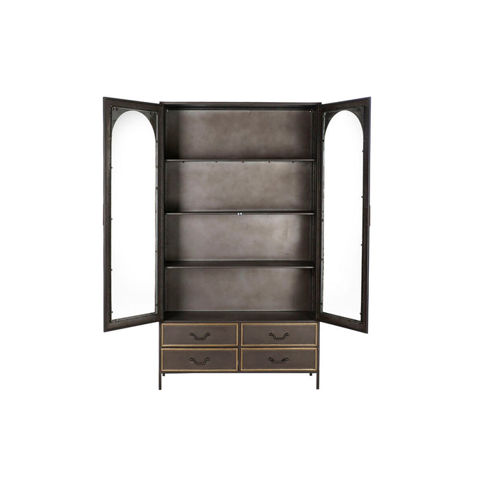 Stand Prezentare DKD Home Decor Geam Metal (100 x 35 x 180 cm)