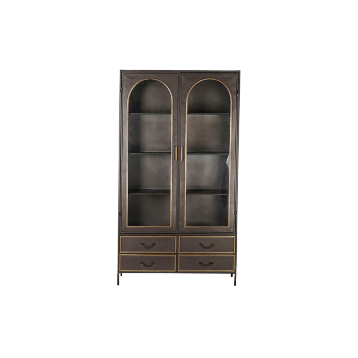 Stand Prezentare DKD Home Decor Geam Metal (100 x 35 x 180 cm)