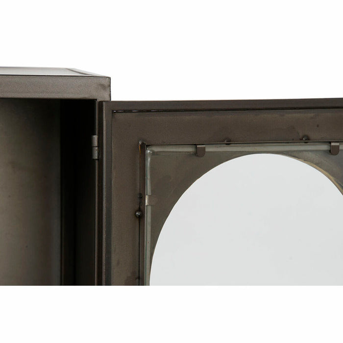 Mobilă TV DKD Home Decor Negru Geam Metal (150 x 50 x 45 cm)
