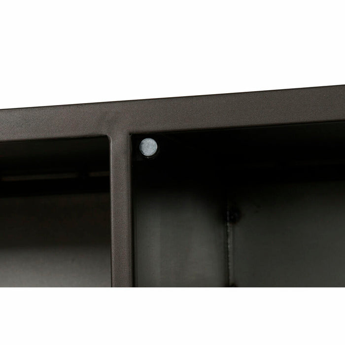 Mobilă TV DKD Home Decor Negru Geam Metal (150 x 50 x 45 cm)