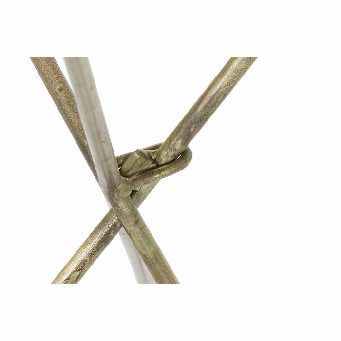 Masa laterală DKD Home Decor Auriu* Alamă (47,5 x 47,5 x 64,5 cm)