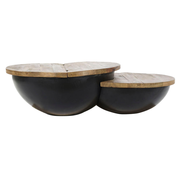 Masa de Cafea DKD Home Decor Lemn Metal 114 x 76 x 33 cm