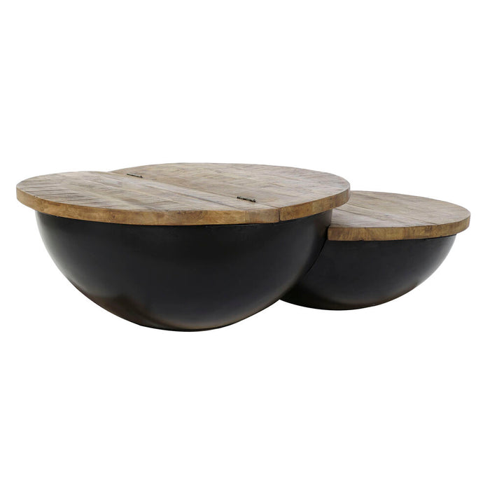 Masa de Cafea DKD Home Decor Lemn Metal 114 x 76 x 33 cm