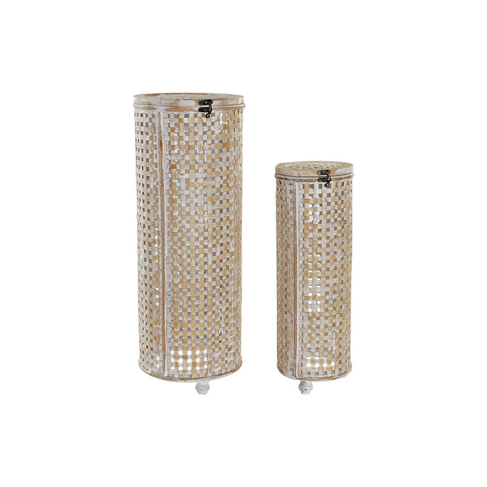 Suport pentru umbrele DKD Home Decor Lemn Maro (22 x 22 x 60 cm)