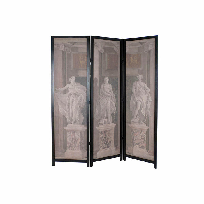 Paravan pliant DKD Home Decor Pânză Lemn (150 x 2 x 180 cm)