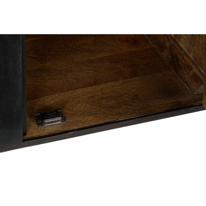 Servantă DKD Home Decor Negru Natural Ratan Lemn de mango (150 x 40 x 78 cm)