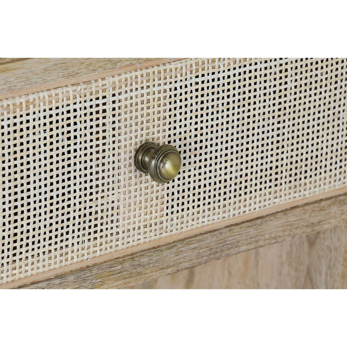 Birou DKD Home Decor Natural Negru (130 x 50 x 76 cm)