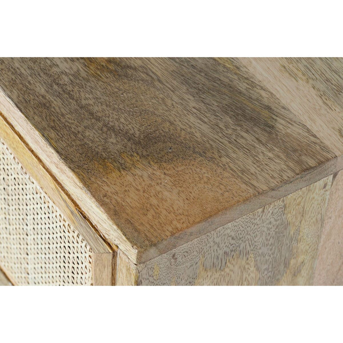 Birou DKD Home Decor Natural Negru (130 x 50 x 76 cm)