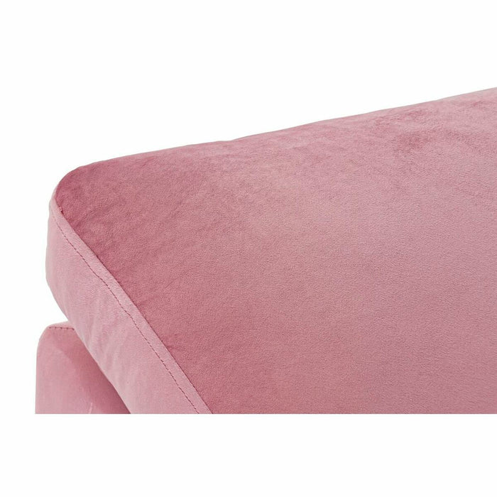 Suport pentru Picioare DKD Home Decor Roz Poliester Modern (55 x 55 x 30 cm)