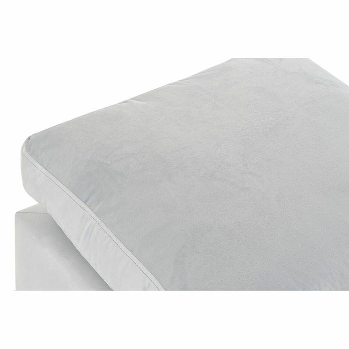 Suport pentru Picioare DKD Home Decor Lemn Poliester Celeste Modern (55 x 55 x 35 cm)