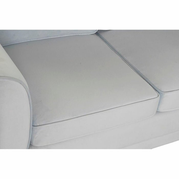 Canapea DKD Home Decor Albastru Albastru celest Lemn Modern Sixties 136 x 76 x 82 cm