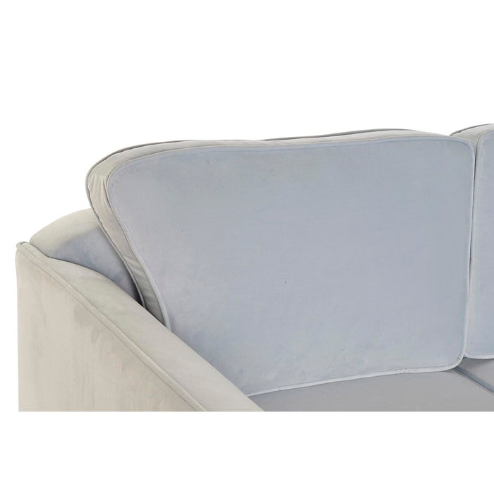 Canapea DKD Home Decor Albastru Albastru celest Lemn Modern Sixties 136 x 76 x 82 cm