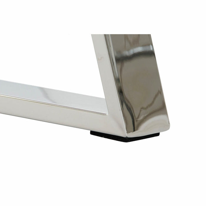 Masă de Sufragerie DKD Home Decor Geam Oțel Gri închis (180 x 90 x 76 cm)