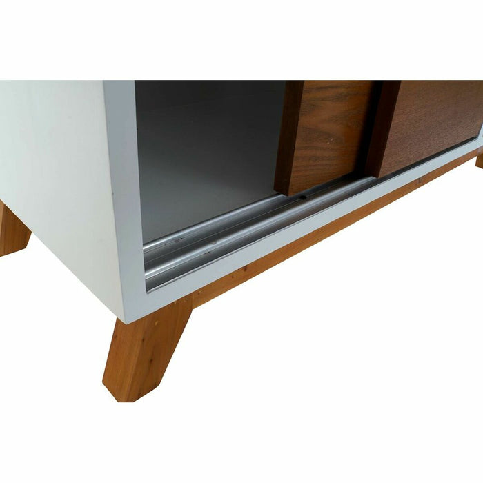 Mobilă TV DKD Home Decor Alb 100 x 40 x 50 cm Maro Lemn MDF