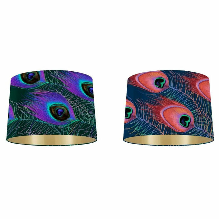 Abajur DKD Home Decor Liliachiu Verde 40 x 40 x 24 cm (2 Unități)