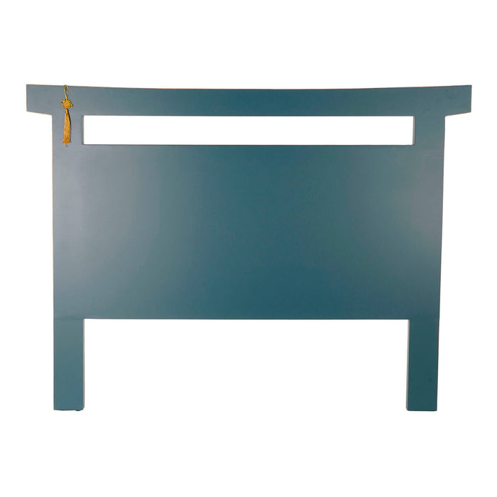 Tăblie de Pat DKD Home Decor Multicolor Albastru închis Lemn Brad Lemn MDF 160 x 4 x 120 cm