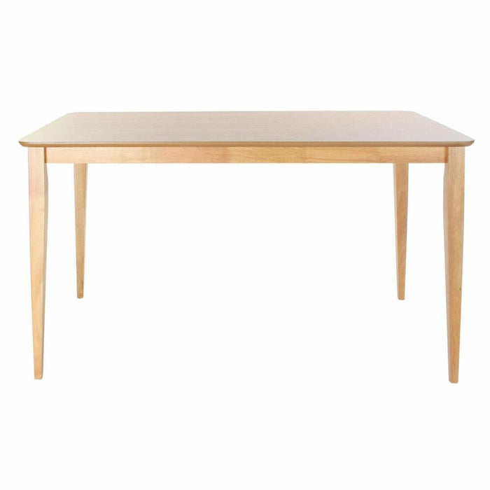 Set de Masă cu 6 Scaune DKD Home Decor Maro Deschis Dub Lemn MDF (1,4 x 80 x 74 cm) (93 cm)