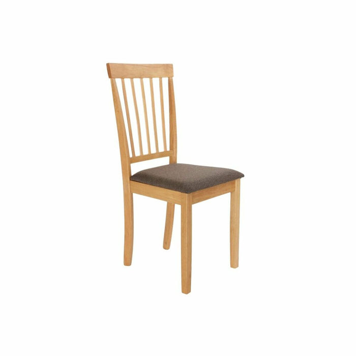 Set de Masă cu 6 Scaune DKD Home Decor Maro Deschis Dub Lemn MDF (1,4 x 80 x 74 cm) (93 cm)