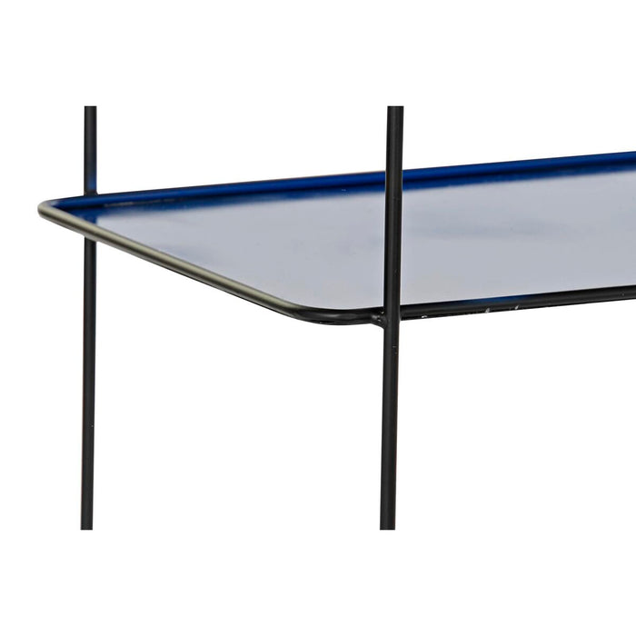 Consolă DKD Home Decor Negru Albastru Metal Modern (70 x 27 x 45 cm) (2 Unități)