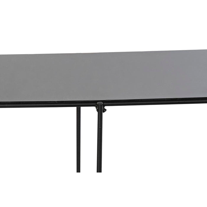 Raft DKD Home Decor Negru Metal Bleumarin 2 Rafturi (50 x 16 x 60 cm)