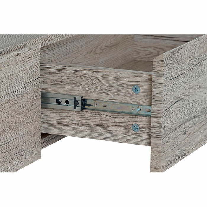 Mobilă TV DKD Home Decor Natural Sticlă Temperată Lemn MDF 140 x 40 x 47 cm