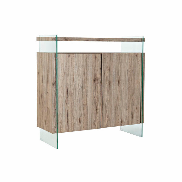 Servantă DKD Home Decor Natural MDF Sticlă Temperată (120 x 44 x 120 cm)