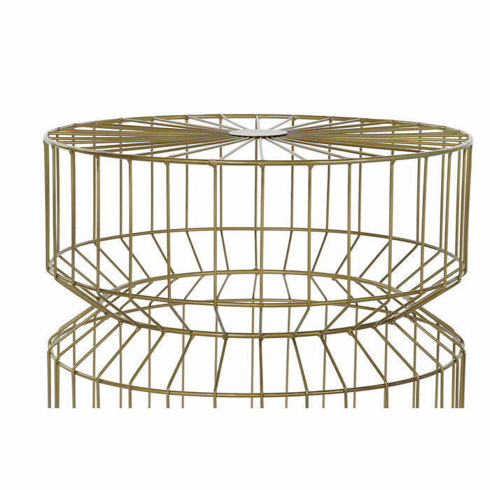 Masa laterală DKD Home Decor Auriu* Metal (40,5 x 40,5 x 46 cm)