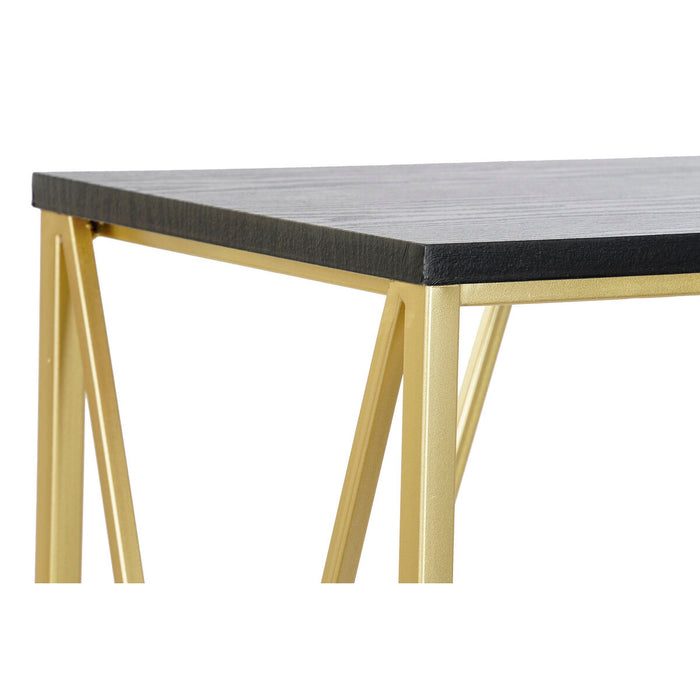 Consolă DKD Home Decor Negru Auriu* Lemn Metal 107,5 x 36 x 79,5 cm