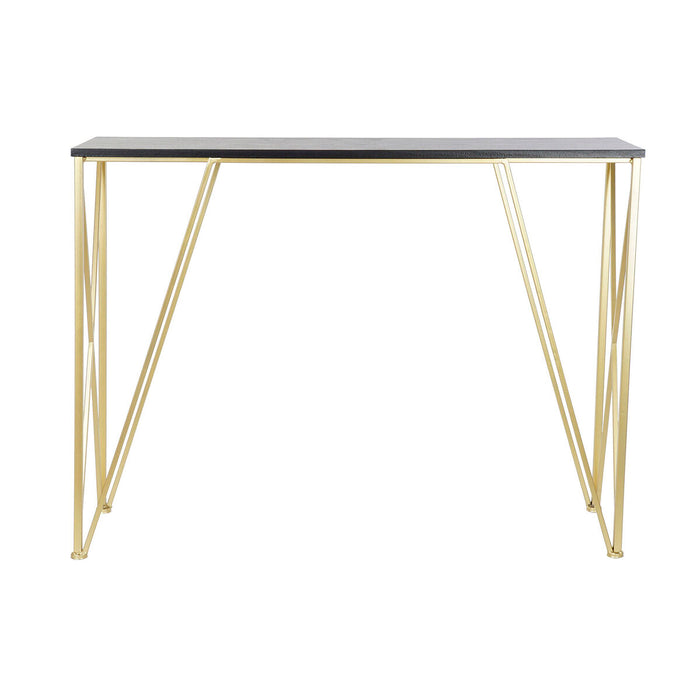 Consolă DKD Home Decor Negru Auriu* Lemn Metal 107,5 x 36 x 79,5 cm