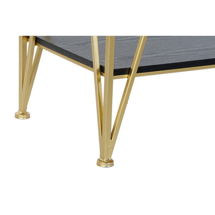 Consolă DKD Home Decor Negru Auriu* Lemn Metal 81,5 x 36 x 71,5 cm
