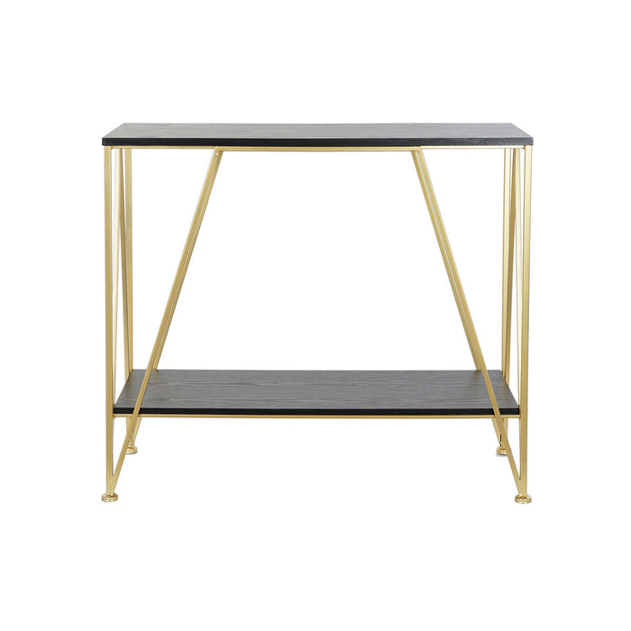 Consolă DKD Home Decor Negru Auriu* Lemn Metal 81,5 x 36 x 71,5 cm