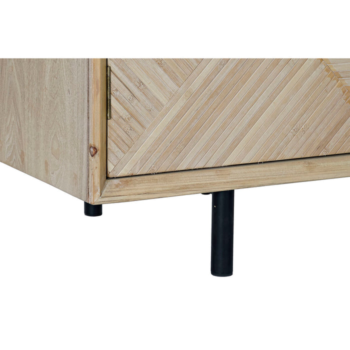 Servantă DKD Home Decor Brad Natural Metal Lemn MDF (140 x 40 x 62 cm)