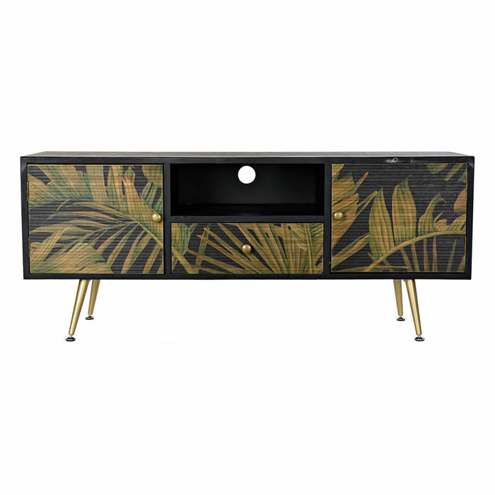 Servantă DKD Home Decor Negru Brad Metal MDF Verde